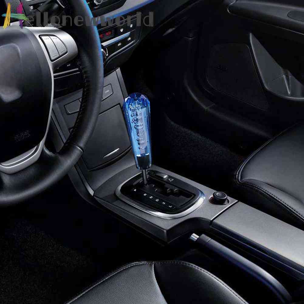 Núm Gạt Cần Số Xe Hơi AT / MT Đính Pha Lê Thông Dụng