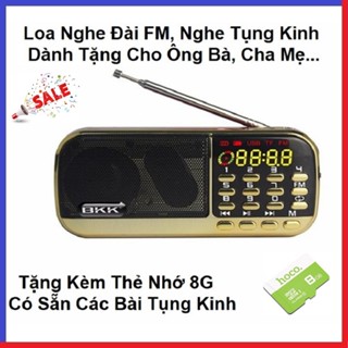Đài Nghe Tụng Kinh Phật, Tặng Thẻ Nhớ 8GB, Loa Nghe Giảng Pháp, Có Đài FM - Món Quà Ý Nghĩa Cho Người Cao Tuổi