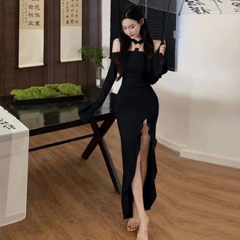 ĐẦM BODY SẺ DÀI CỰC MLEM DBL90