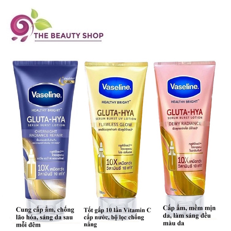 Sữa Dưỡng Thể Vaseline Perfect Serum 50X Tuýp 320ml