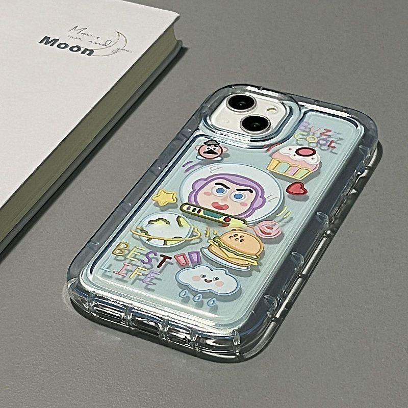 Ốp Điện Thoại Họa Tiết Hoạt Hình Buzz Lightyear Cho iPhone 12 13 11 Pro Max X Xs Max Xr erdf3