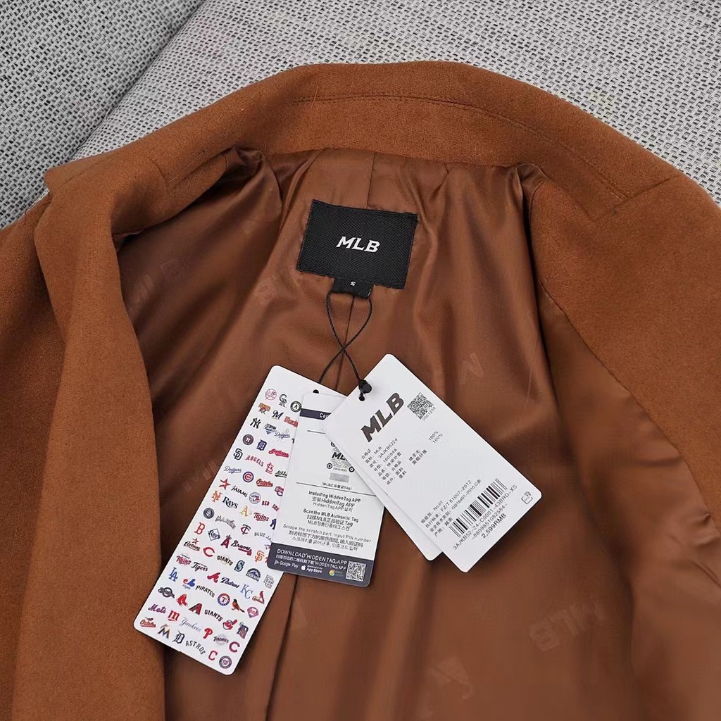 Áo Khoác Vest Thêu Chữ MLB Dáng Rộng Thời Trang Mùa Thu Hàn Quốc 2022 Cho Cặp Đôi
