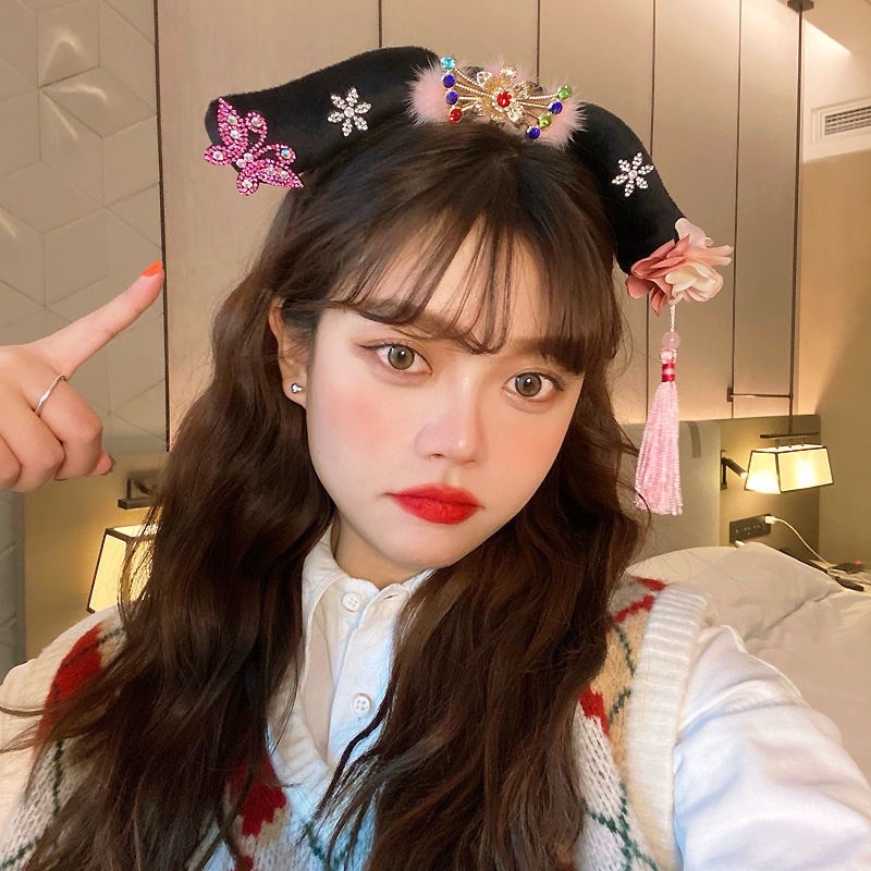 Bờm cài tóc hoàn châu công chúa, quý phi cách cách phong cách cô gái trung hoa