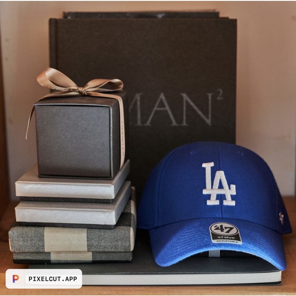 Nón MLB x 47 Brand Mỹ_Logo LA blue