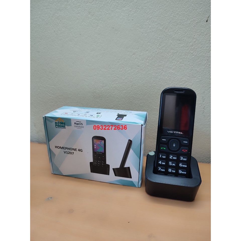 Homephone Viettel V1208, Điện thoại bàn không dây _Chính Hãng Viettel