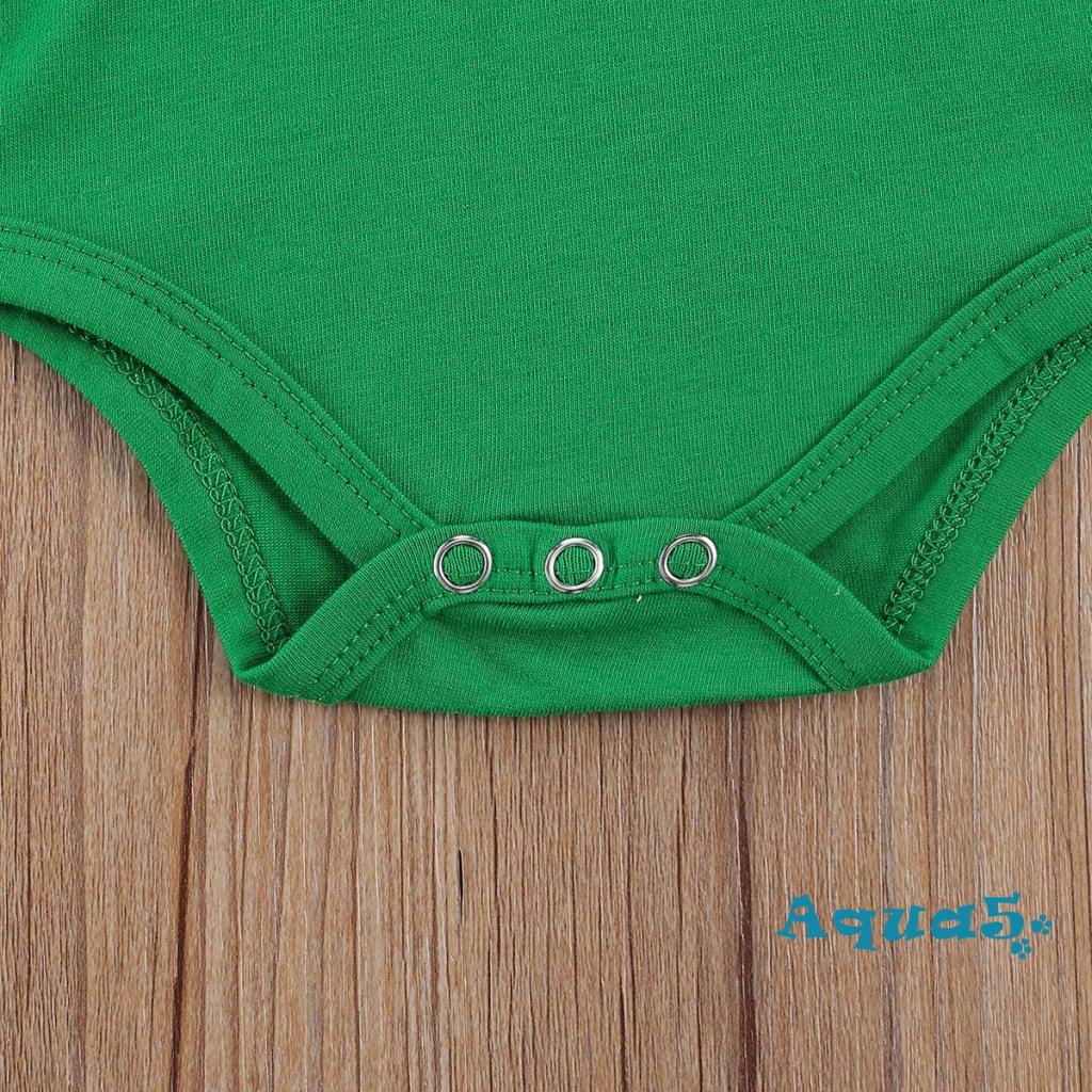 Bộ 2 Món Áo Liền Quần Tay Dài + Mũ Họa Tiết Giáng Sinh Dễ Thương Cho Bé