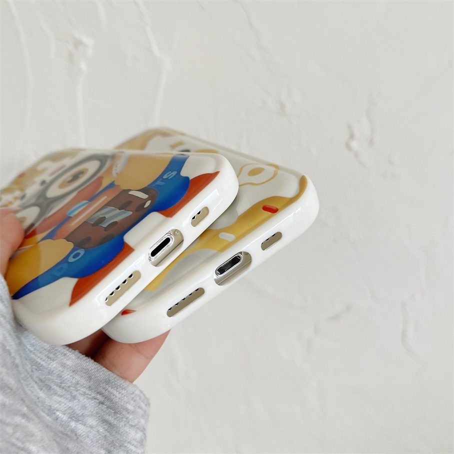 Ốp Điện Thoại Hình Chú Gà Con Màu Vàng Cho Iphone6 6splus 7 7plus 8 8plus XR x xs 12 11 pro max plus 13 promax-5011