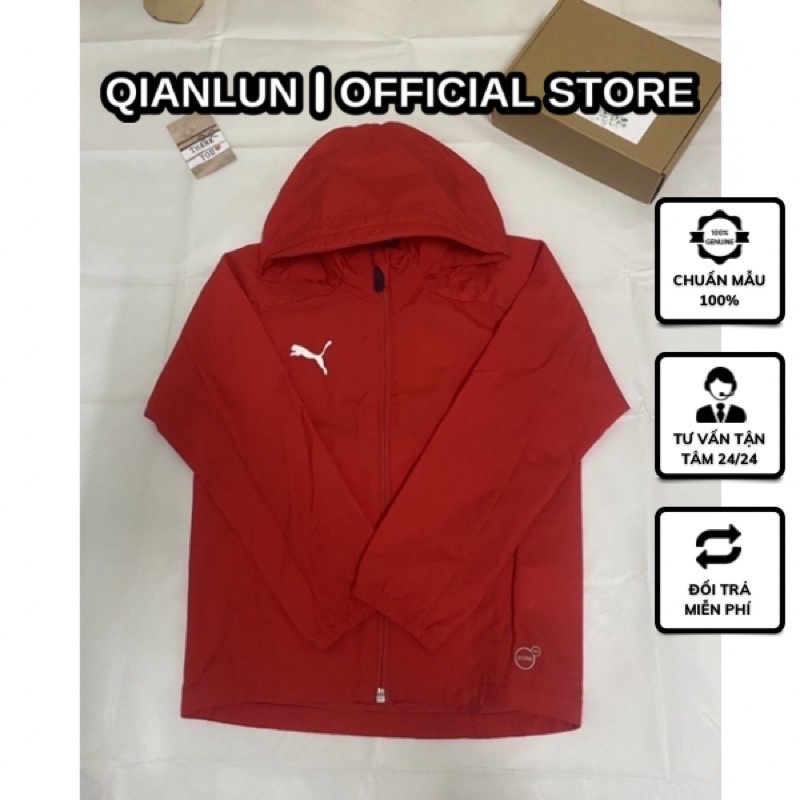 Áo khoác thể thao PuMa Nam Nữ phối Zip Evostripe