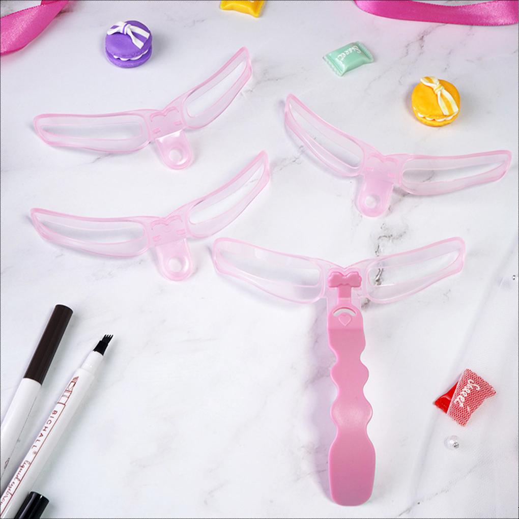 Thẻ Khuôn Hỗ Trợ Vẽ Lông Mày 8 Trong 1 Tiện Dụng