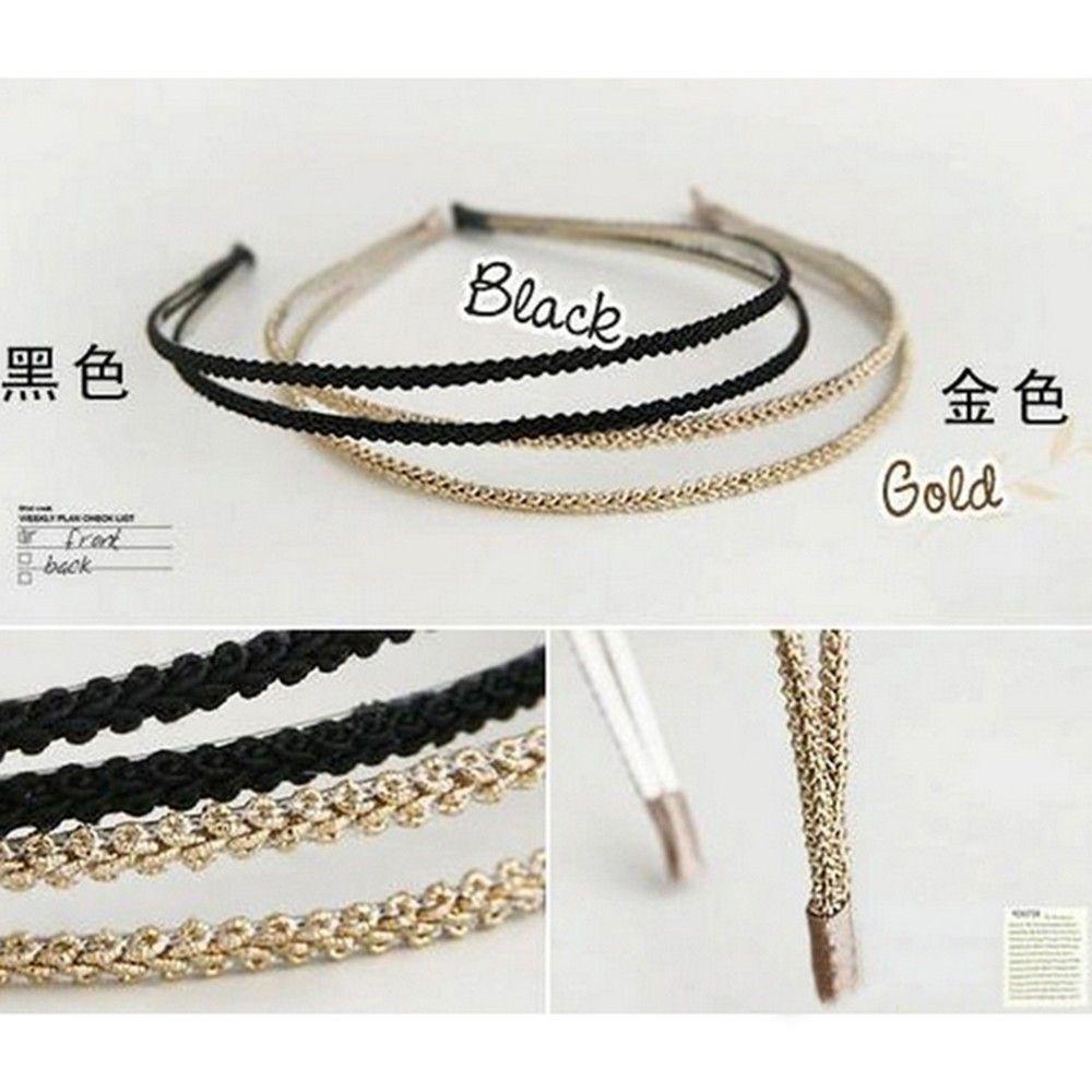 Băng Đô Kim Loại Lấp Lánh Thời Trang Mùa Hè Cho Bé Gái
