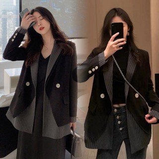 (Hàng Đẹp)Ảnh thật 6 hình cuối-HC318.Áo khoác vest blazer kiểu thiết kế độc đáo Hàn Quốc