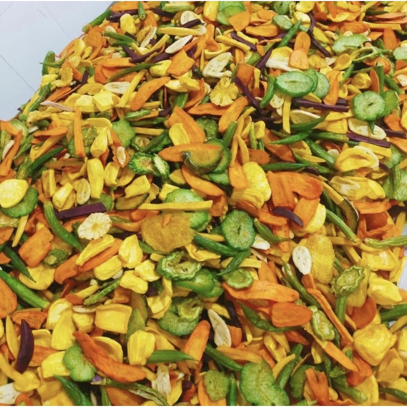 Trái Cây Sấy Thập Cẩm Loại 1 500g không đường, giòn tan