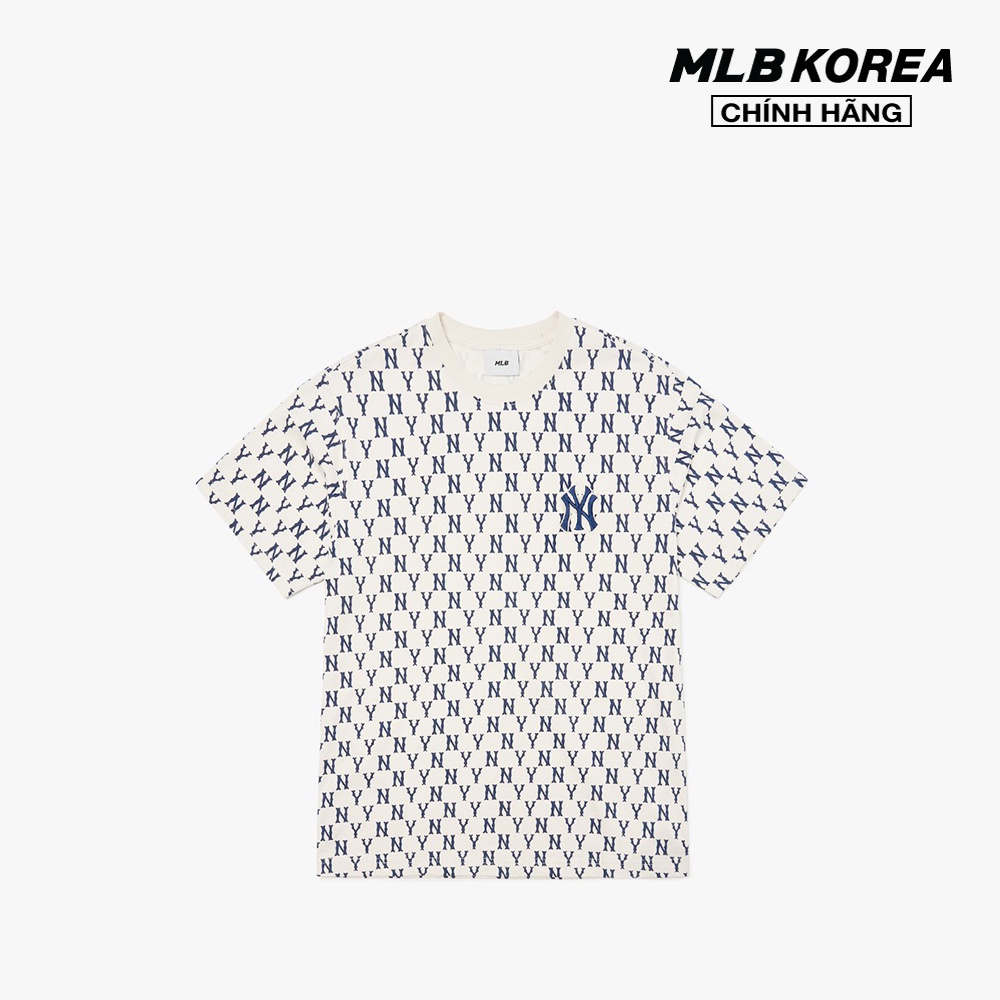 MLB - Áo thun cổ tròn ngắn tay Basic Monogram 3ATSM1023-50CRS