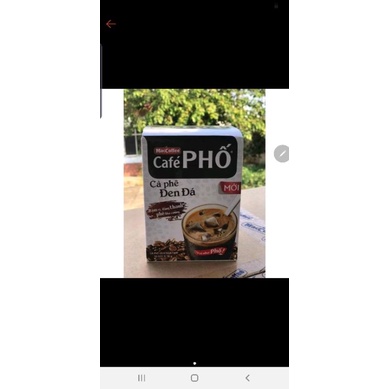 CÀ PHÊ PHỐ ĐEN ĐÁ 16g (hộp 10 gói)