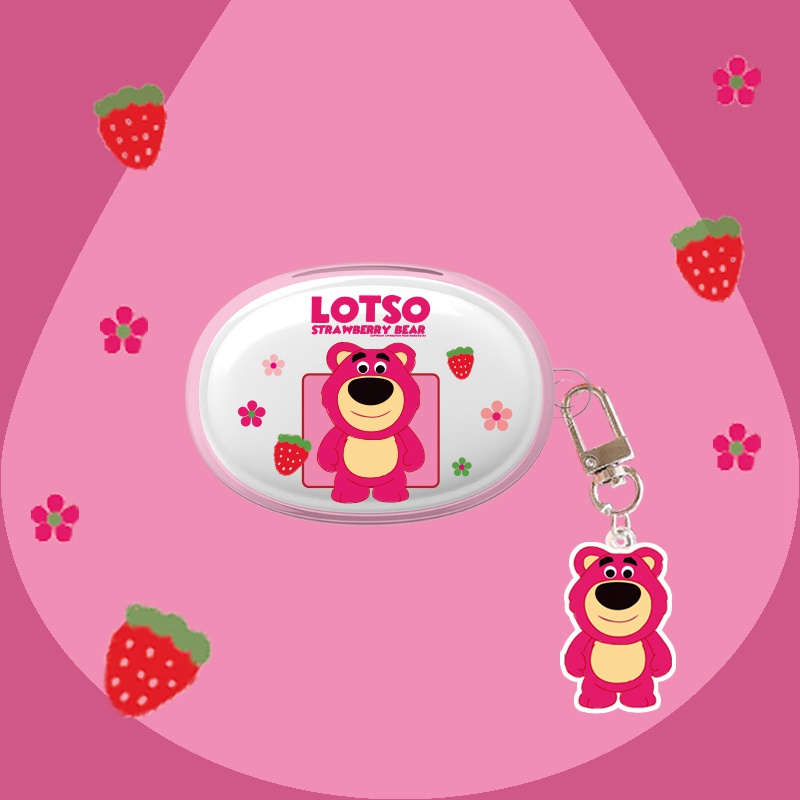 BASEUS Vỏ Bảo Vệ Hộp Sạc Tai Nghe TWS Bowie E2 Bằng TPU Mềm Trong Suốt + Dây Đeo Chống Sốc Đơn Giản