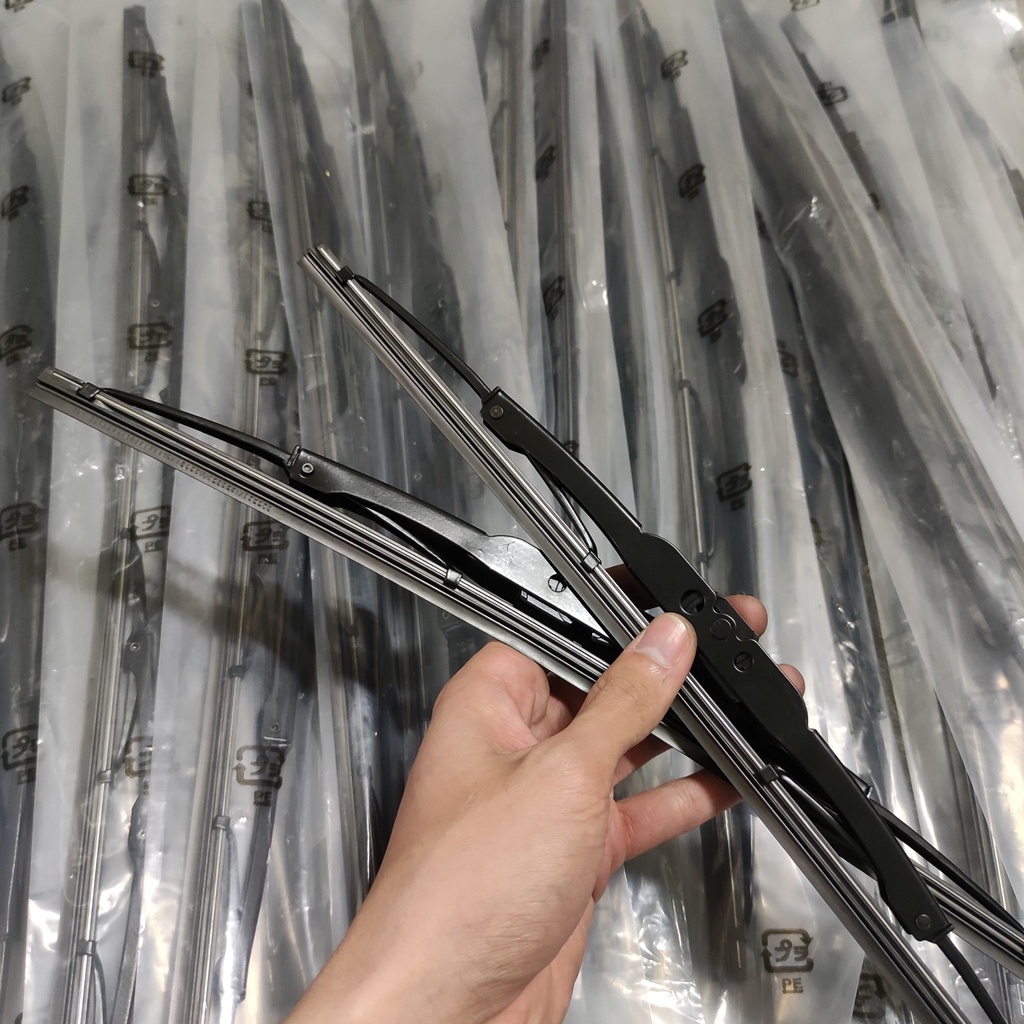 Gạt mưa ô tô xe Huynhdai Accent cần gạt kính khung xương sắt lưỡi silicon, gạt zin nguyên bản theo xe