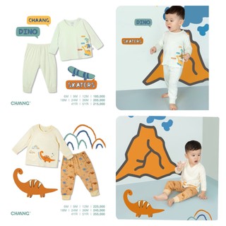 Bộ quần áo dài tay cài vai cho bé size từ 3-6m đến 18-24m