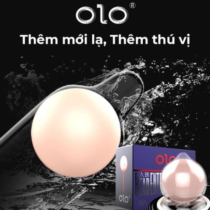 Bao cao su bi Bead Entering, , bcs siêu mỏng 001, nhiều gel bôi trơn, Có 1 Bi tăng chiều dài 3cm