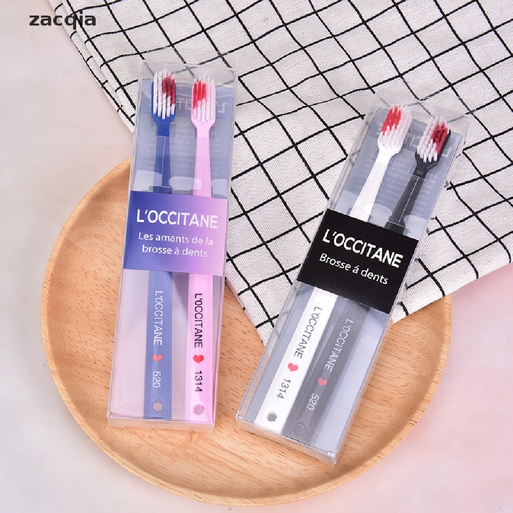 Set 2 Bàn Chải Đánh Răng Nano Thân Thiện Với Môi Trường Cho Người Lớn