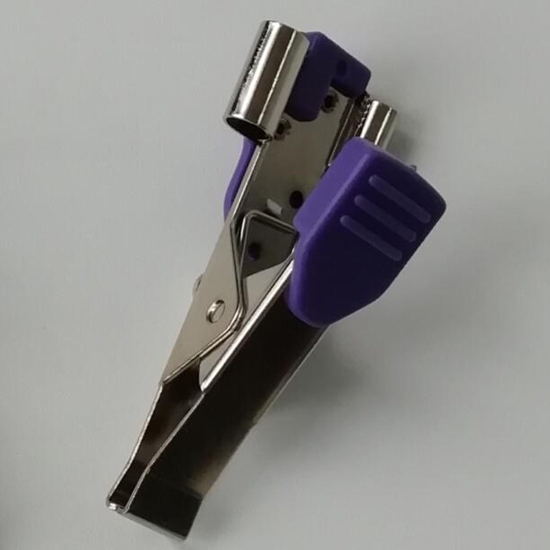 Set 10 Kẹp Cá Sấu Điện Cực ECG / Eg Cho Thú Cưng / Chó / Mèo Có Thể Tái Sử Dụng