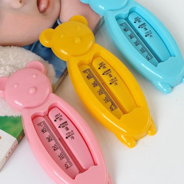 Nhiệt Kế Đo Nhiệt Độ Nước Tắm Cho Bé- Hình Máy bay - Hình Gấu - Hình Cá - GIAO Màu NGẪU NHIÊN
