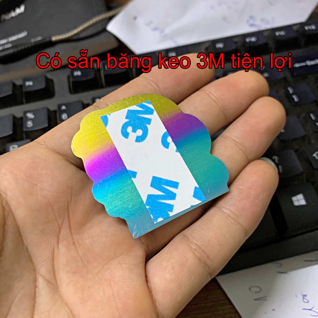 LOGO TITAN GR5 chữ HONDA, chữ WAVE