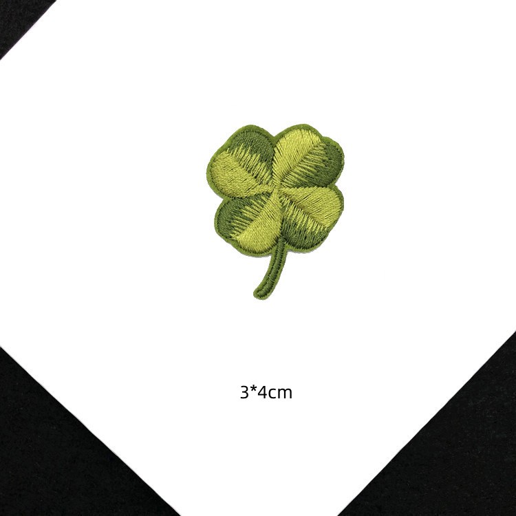 Sticker Ủi Thêu Hình Cỏ Ba Lá