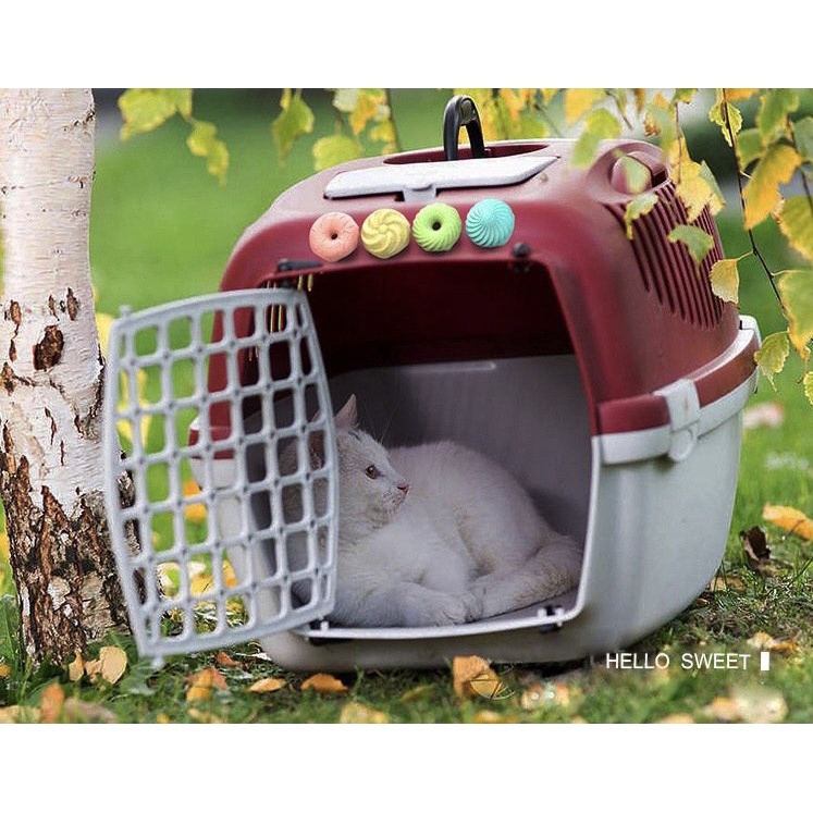 Viên khử mùi hình Donut hương nước hoa, khử mùi chuồng, phân chó mèo