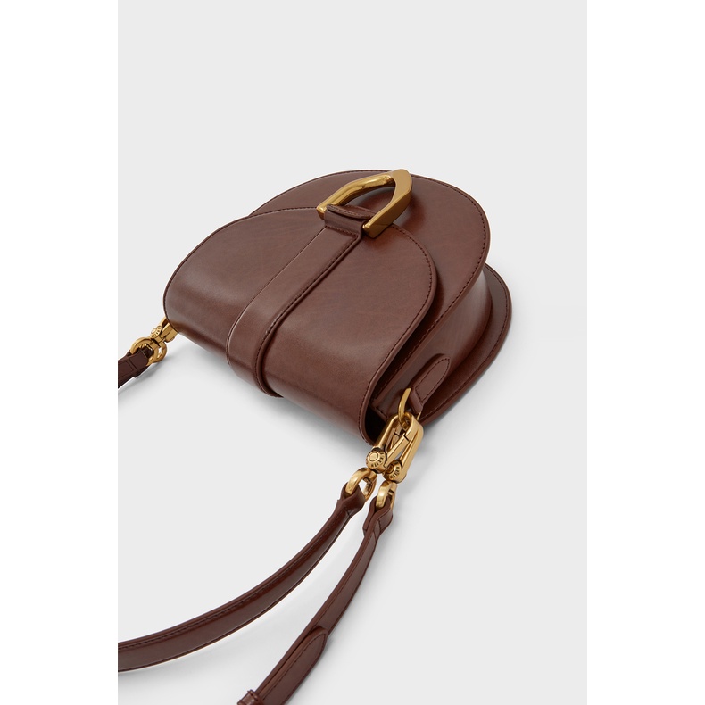 Charles and KEITH CK2-80781616 Túi Đeo Vai Phối Khóa Kim Loại Thời Trang Cho Nữ