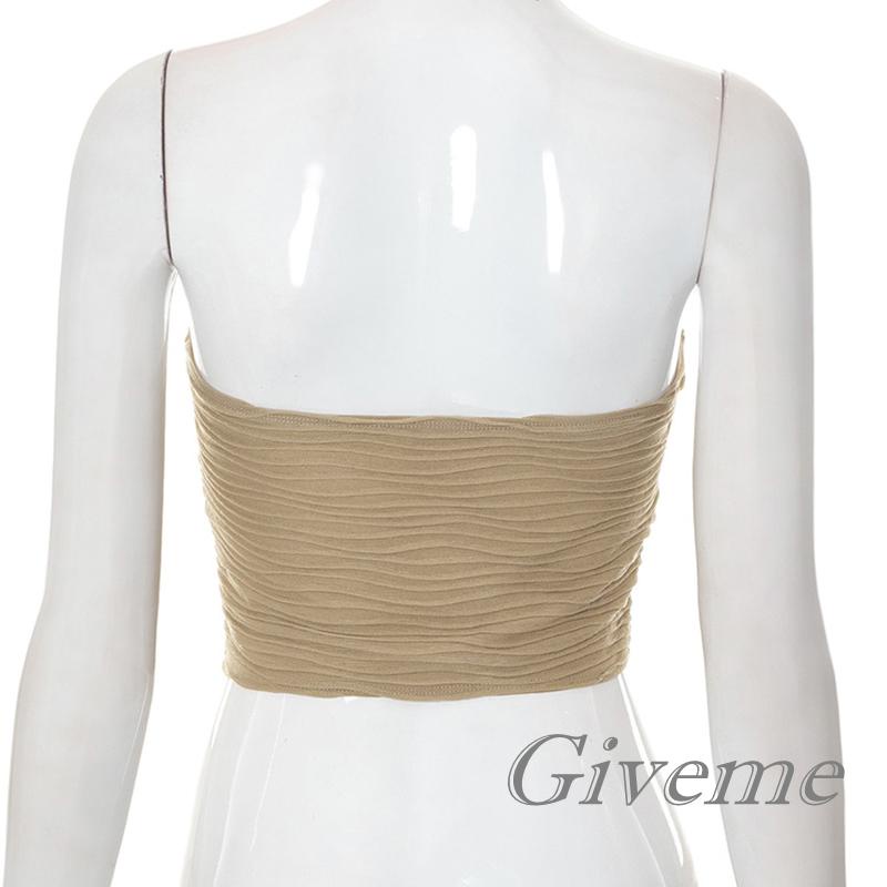 Áo Lửng Không Tay Hở Lưng Thời Trang Quyến Rũ Dành Cho Nữ