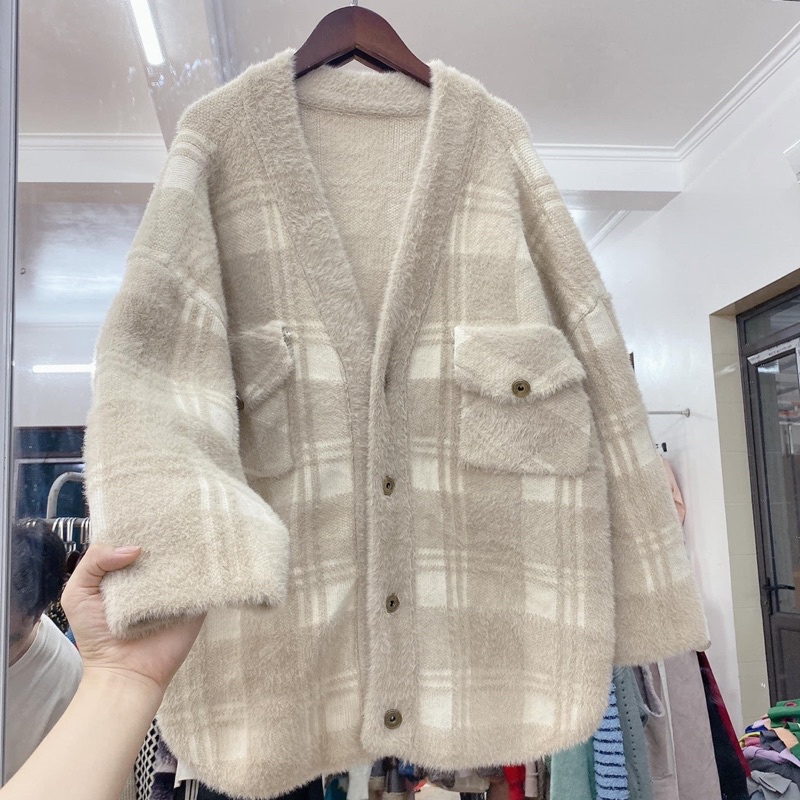 Áo cadigan hàng si