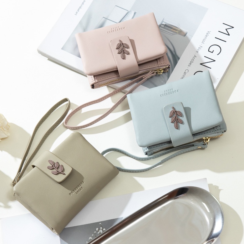 Ví Ngắn Đựng Tiền Xu Kiểu Dáng Đơn Giản Cho Nữ