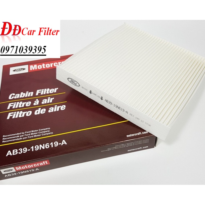 Lọc gió điều hòa, máy lạnh xe Ranger , BT50 , Everest .OEM: AB3919N619A