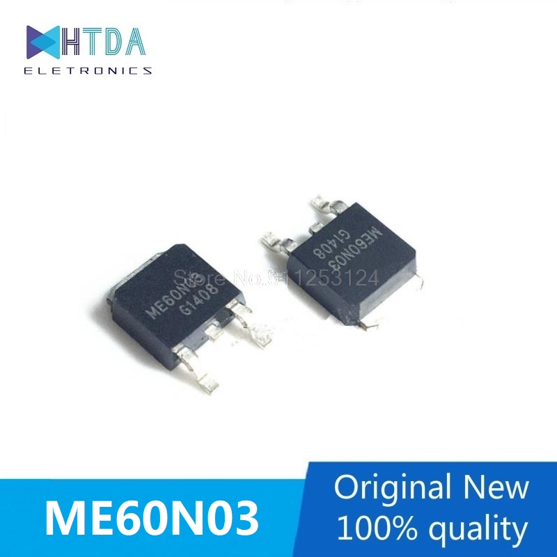 Bộ 10 Linh Kiện Điện Tử 60N03 ME60N03L ME60N03A FQD60N03L TO-252