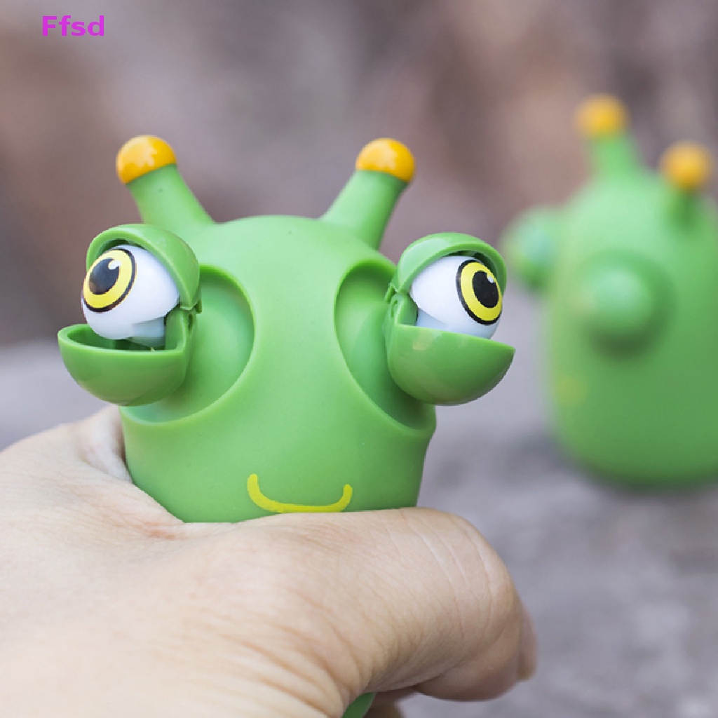 {Ffsd} Đồ Chơi Con Sâu Dạng Bóp Mắt Xanh Lá Vui Nhộn Làm Quà Tặng Giáng Sinh * Bán Chạy