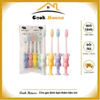 Bàn chải hình gấu cho bé 🌟freeship🌟