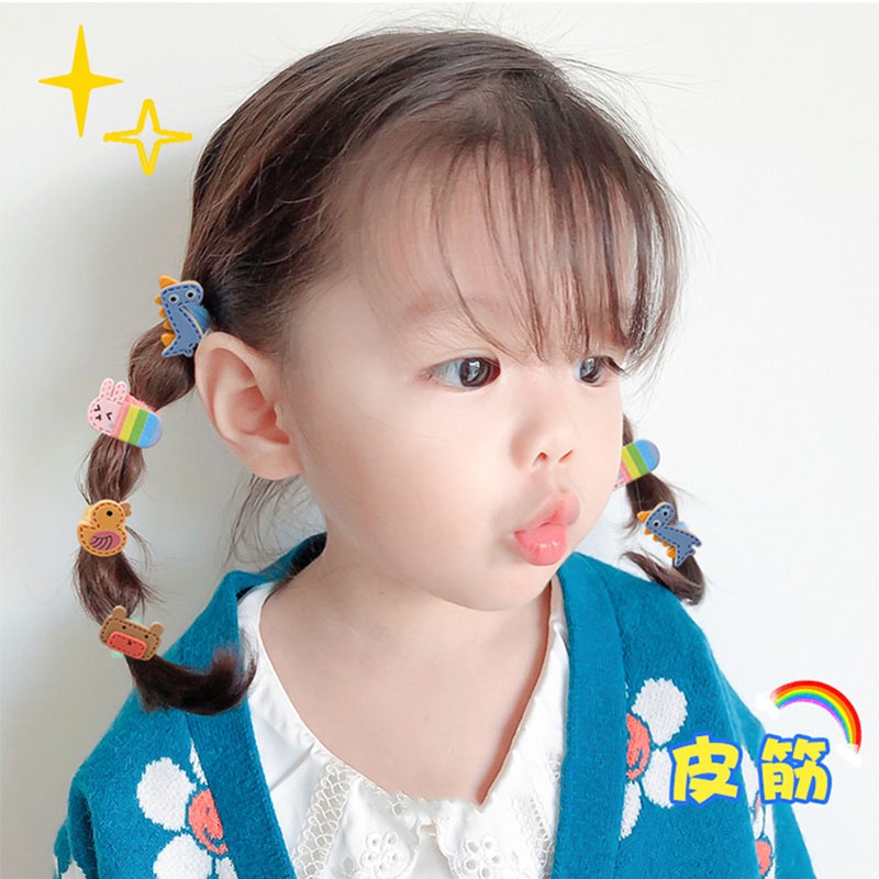 Dây Buộc Tóc Cao Su Cỡ Nhỏ Thời Trang Đáng Yêu Dành Cho Bé Gái