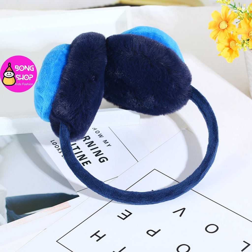 Bịt tai trẻ em, chụp tai giữ ấm cho bé trai họa tiết dễ thương nhiều màu sắc đáng yêu