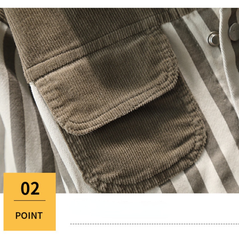 Áo Khoác Kẻ Sọc Phong Cách Hàn Quốc Cho Bé Trai