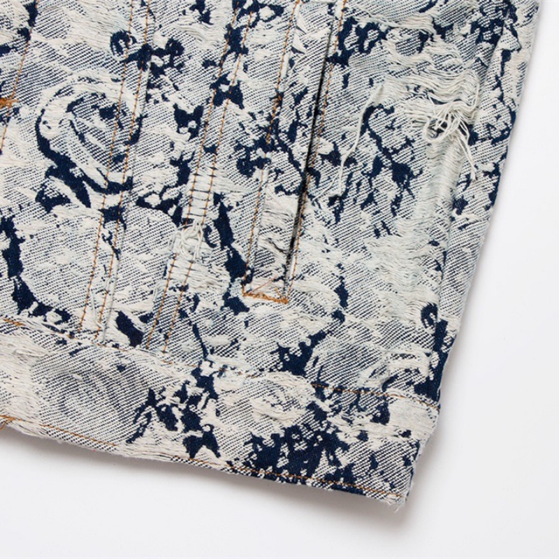 Áo Khoác Denim In Logo LOUIS Vuitton 100% Chính Hãng Cho Nam