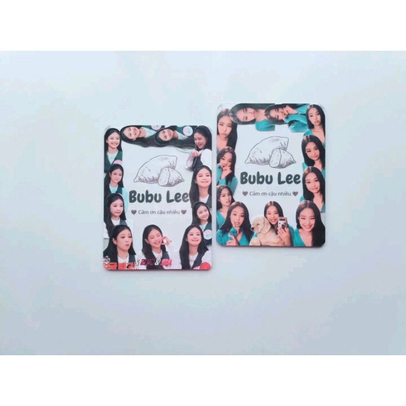 Thẻ nhựa trang trí bảo vệ card meme Jennie