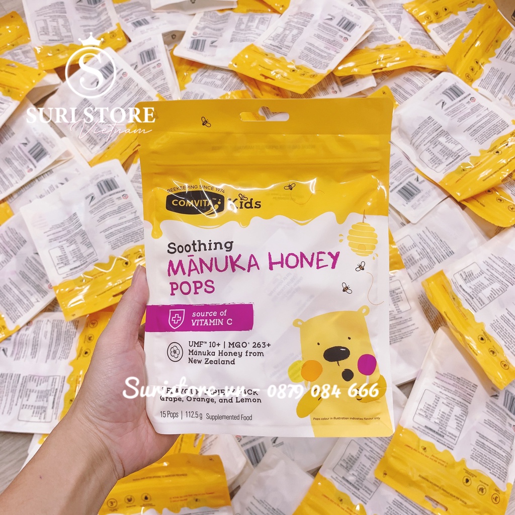 Kẹo Mật Ong Comvita tăng đề kháng cho bé