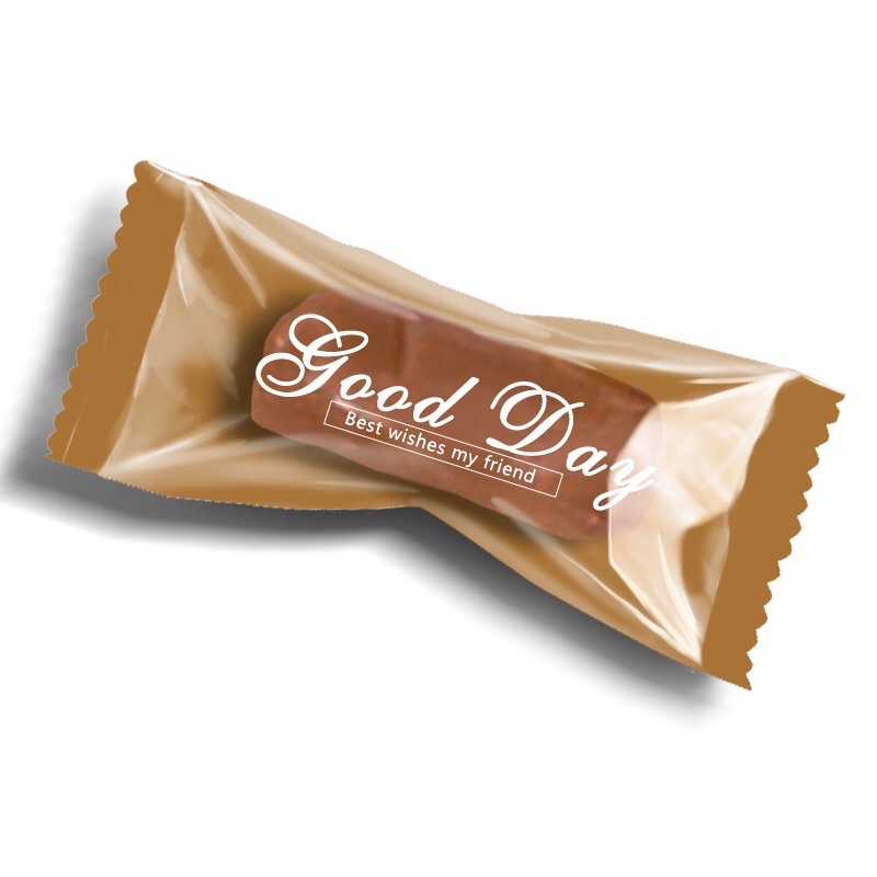 Set 100 túi đựng kẹo Nougat hoạ tiết chữ Good Luck