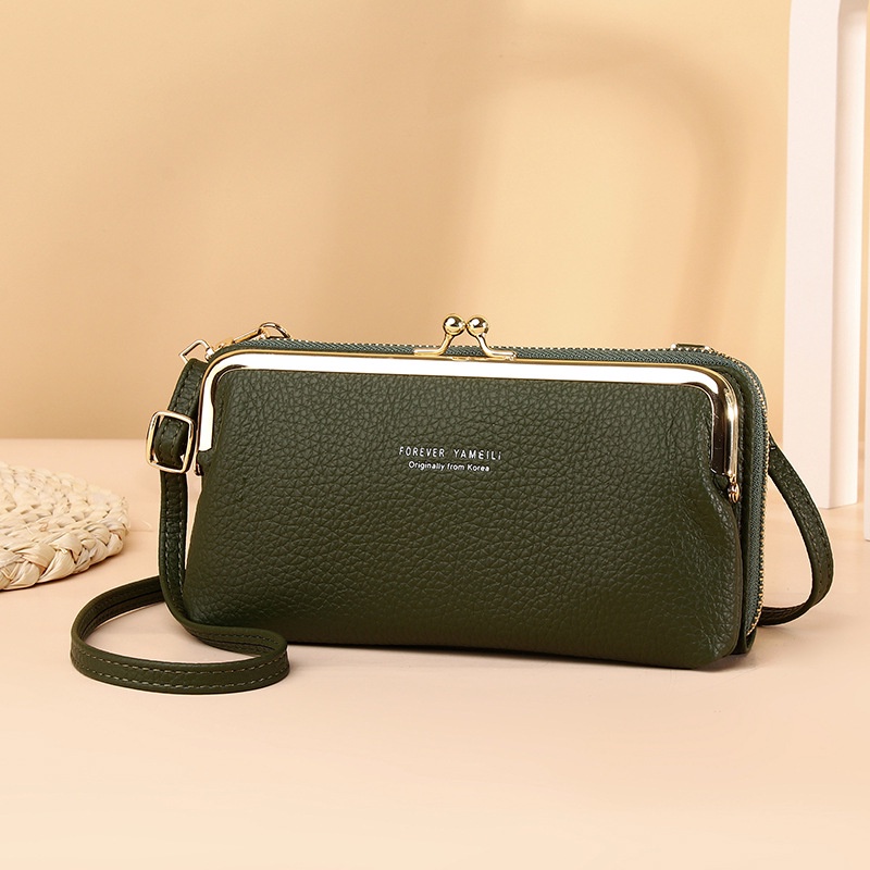 Túi Da pu Đeo Chéo Đựng Điện Thoại Đa Năng Họa Tiết Nhánh Cây Dành Cho Nữ