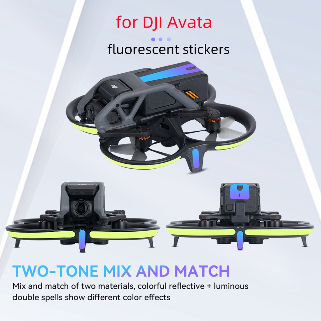 Miếng Dán Dạ Quang Nhiều Màu Sắc Cho Drone DJI Avata