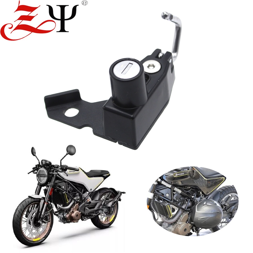 Móc Khóa Mũ Bảo Hiểm vitpilen 401 Bằng Hợp Kim Nhôm Chống Trộm Kèm 2 Chìa Khóa Cho husqvarna svartpilen 401 125 200 250