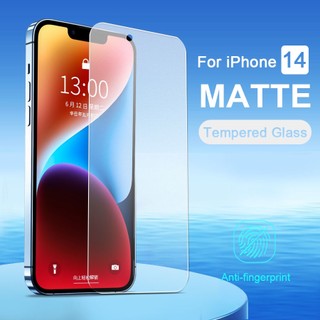 Dành Cho iPhone 14 Plus 13 12 mini 14 13 12 11 Pro Max X XR XS 8 7 6 6s SE 2020 Plus Kính Cường Lực Mờ Full Cover Bảo Vệ Màn Hình