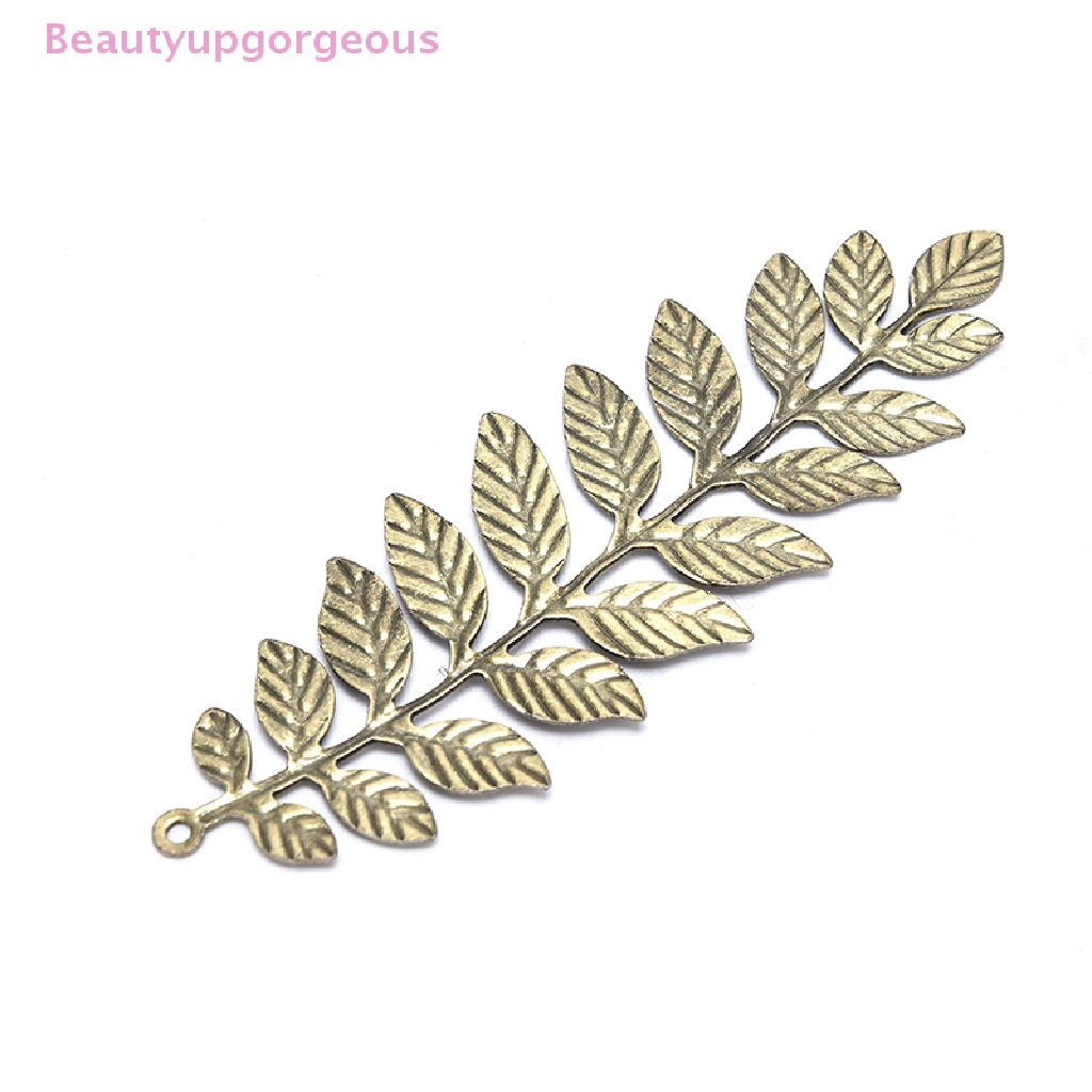 Set 10 Bộ Lọc Lá Cổ Điển Bằng Kim Loại Làm Trang Sức Thủ Công DIY