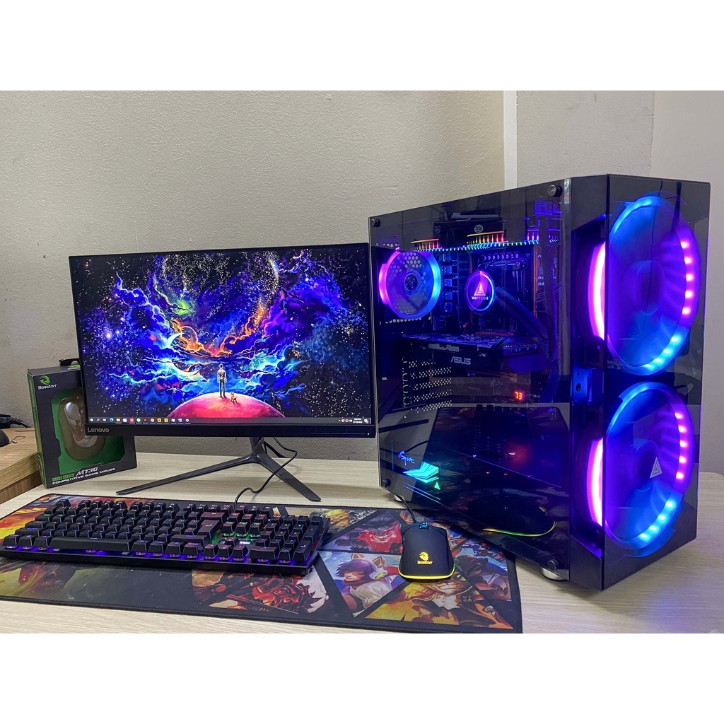 Full bộ PC GAMING VGA 1050ti 4GB tản nước chiến game siêu kinh điển - Pubg, GTA V, Lol, FO4, Valorant, CALL OF DUTY