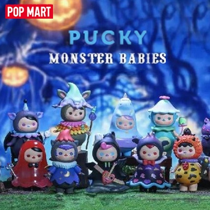 ★Hgtoys★Búp Bê Popmart PUCKY Monster Series Mystery Dùng Trang Trí